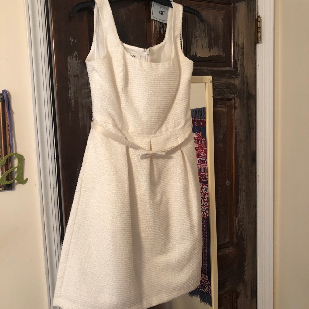 Evan picone white dress. Size 8